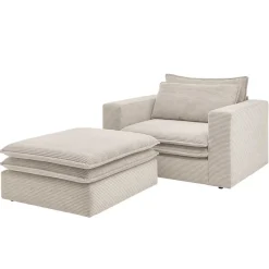 Wohnzimmer Sessel Beige Edance