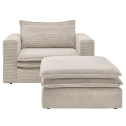 Wohnzimmer Sessel Beige Edance