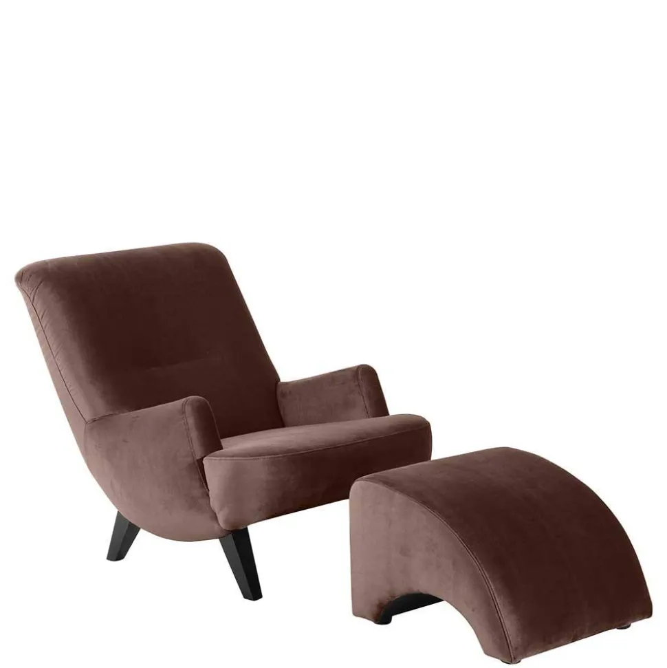 Wohnzimmer Sessel braun Perlos