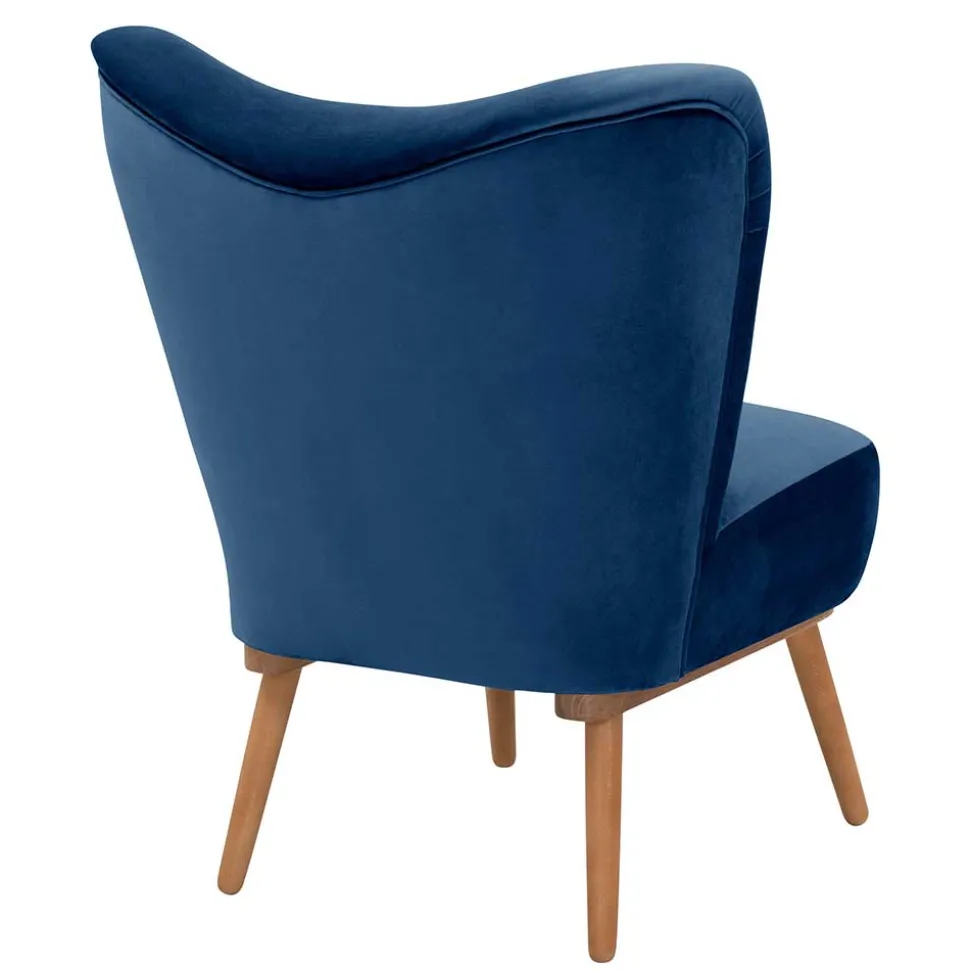 Wohnzimmer Sessel dunkelblau Bechir