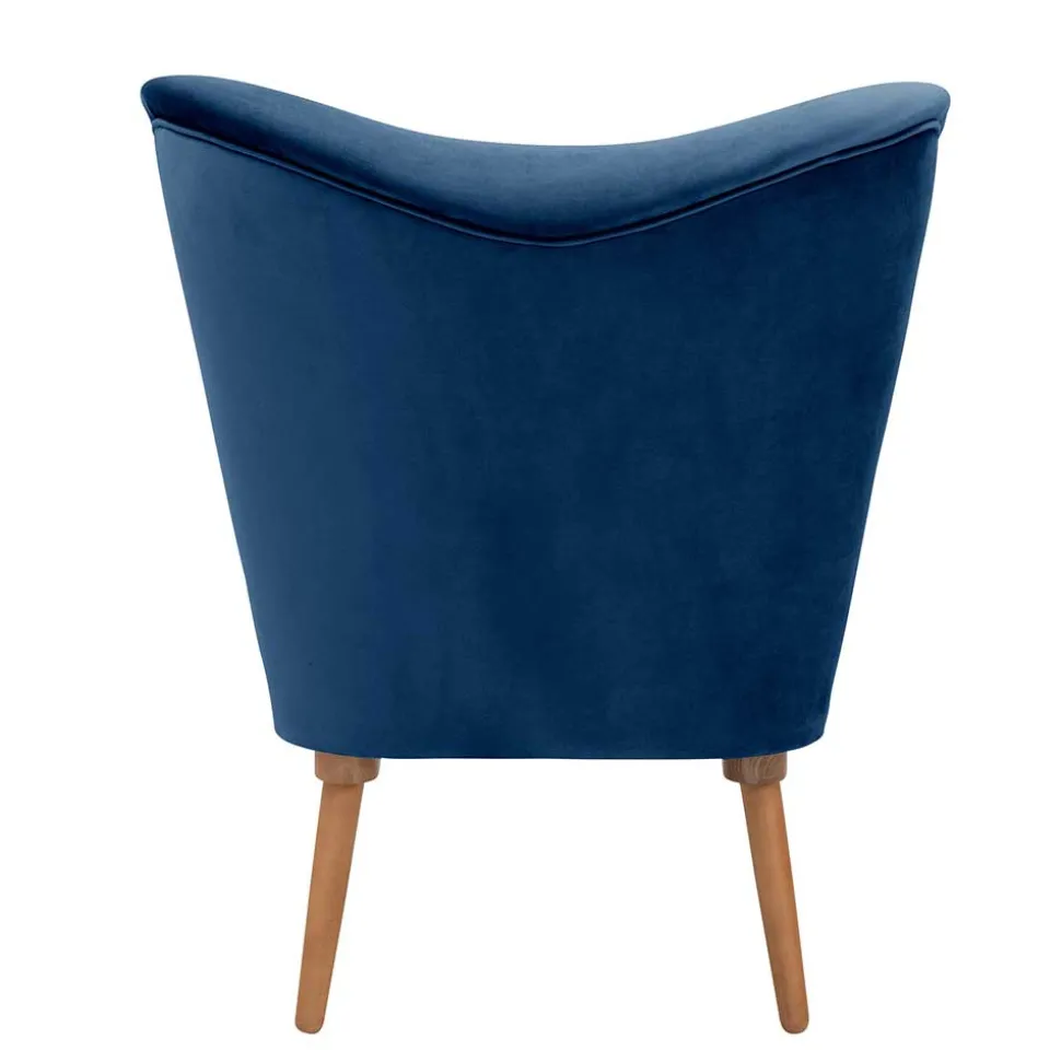 Wohnzimmer Sessel dunkelblau Bechir