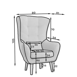 Wohnzimmer Sessel Liazovia