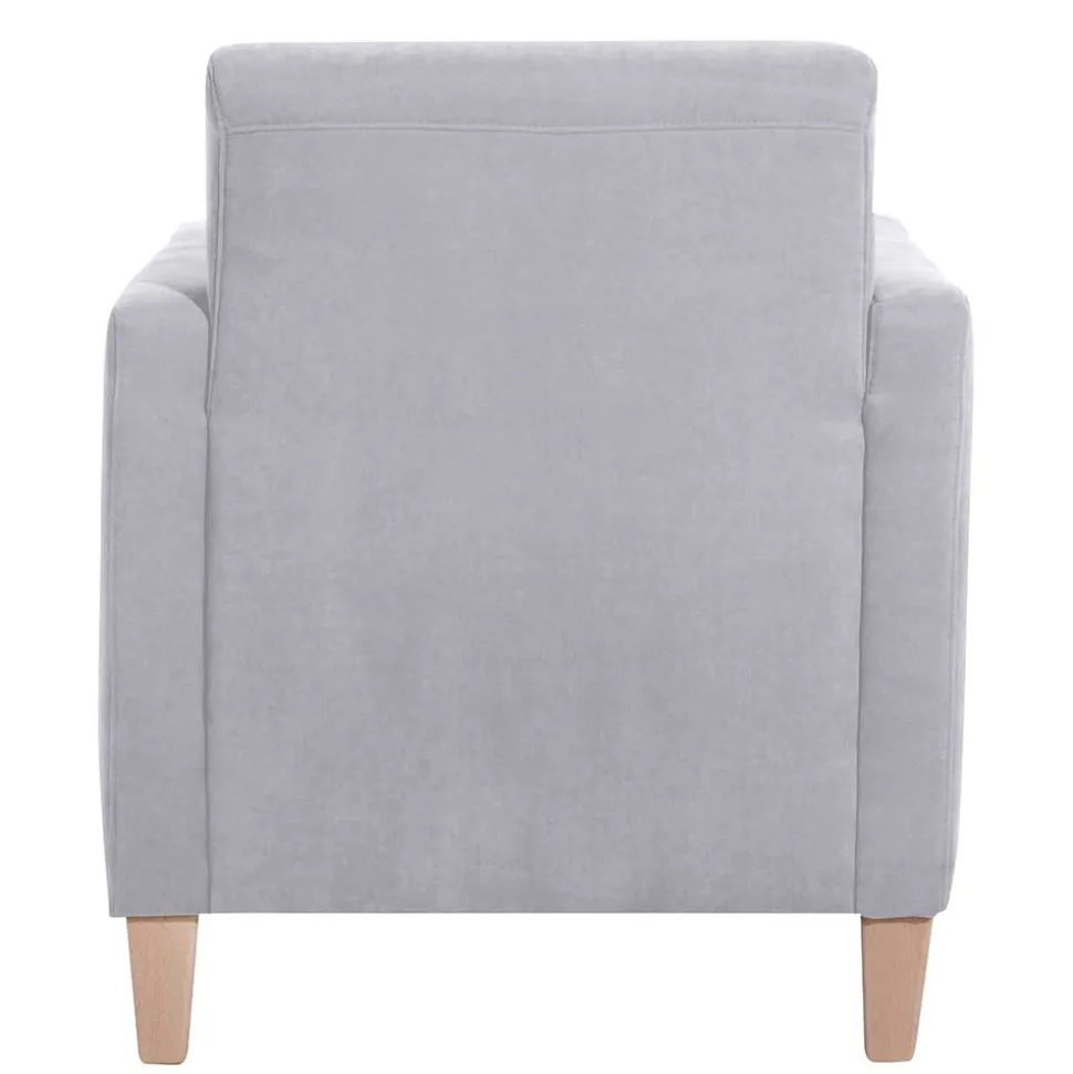 Wohnzimmer Sessel Silbergrau Jey