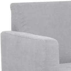 Wohnzimmer Sessel Silbergrau Jey