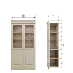 Wohnzimmer Vitrinenschrank Nivatus