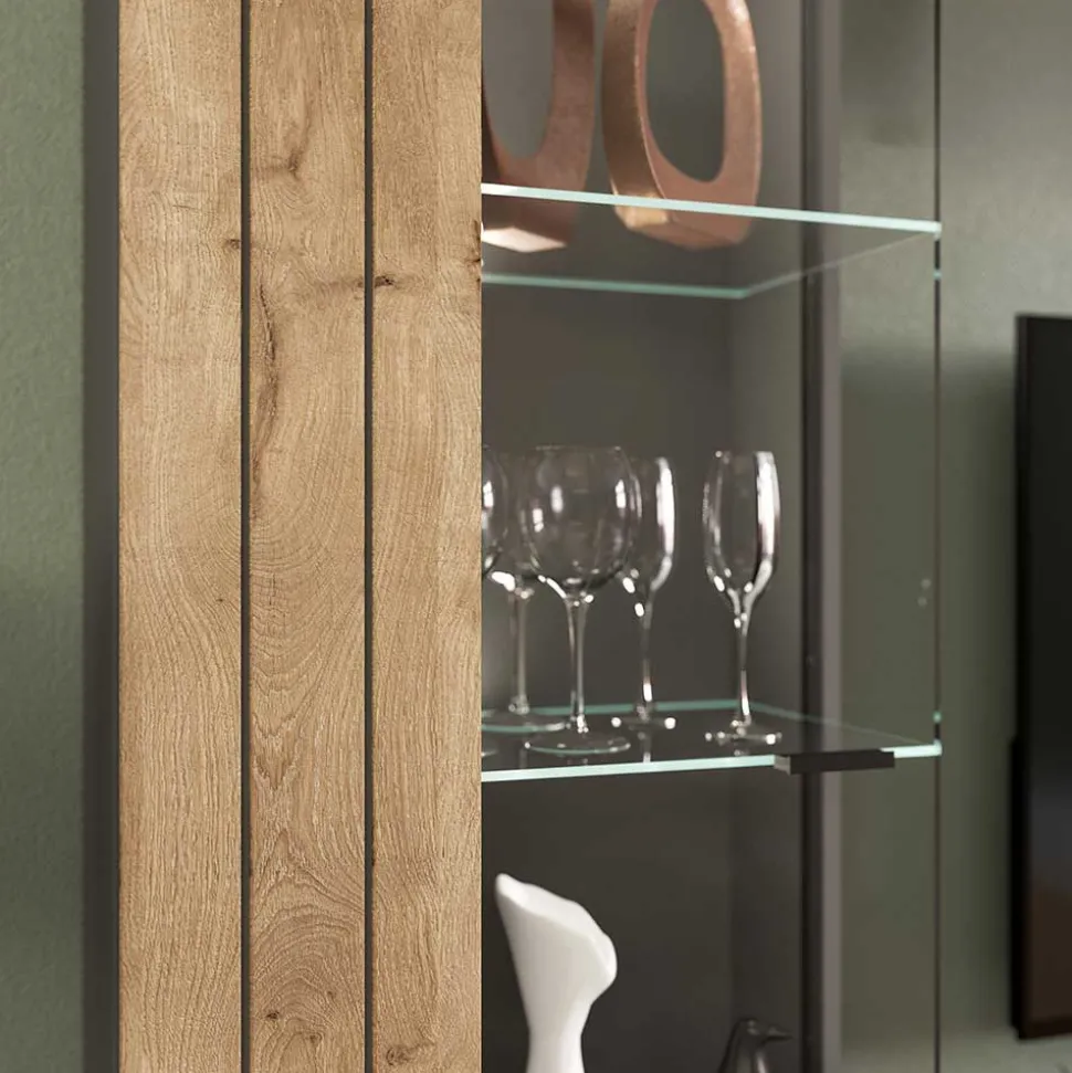 Wohnzimmer Vitrinenschrank Contreros