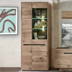 Wohnzimmer Vitrinenschrank Griffin
