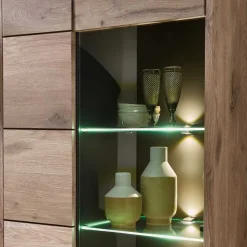 Wohnzimmer Vitrinenschrank Griffin