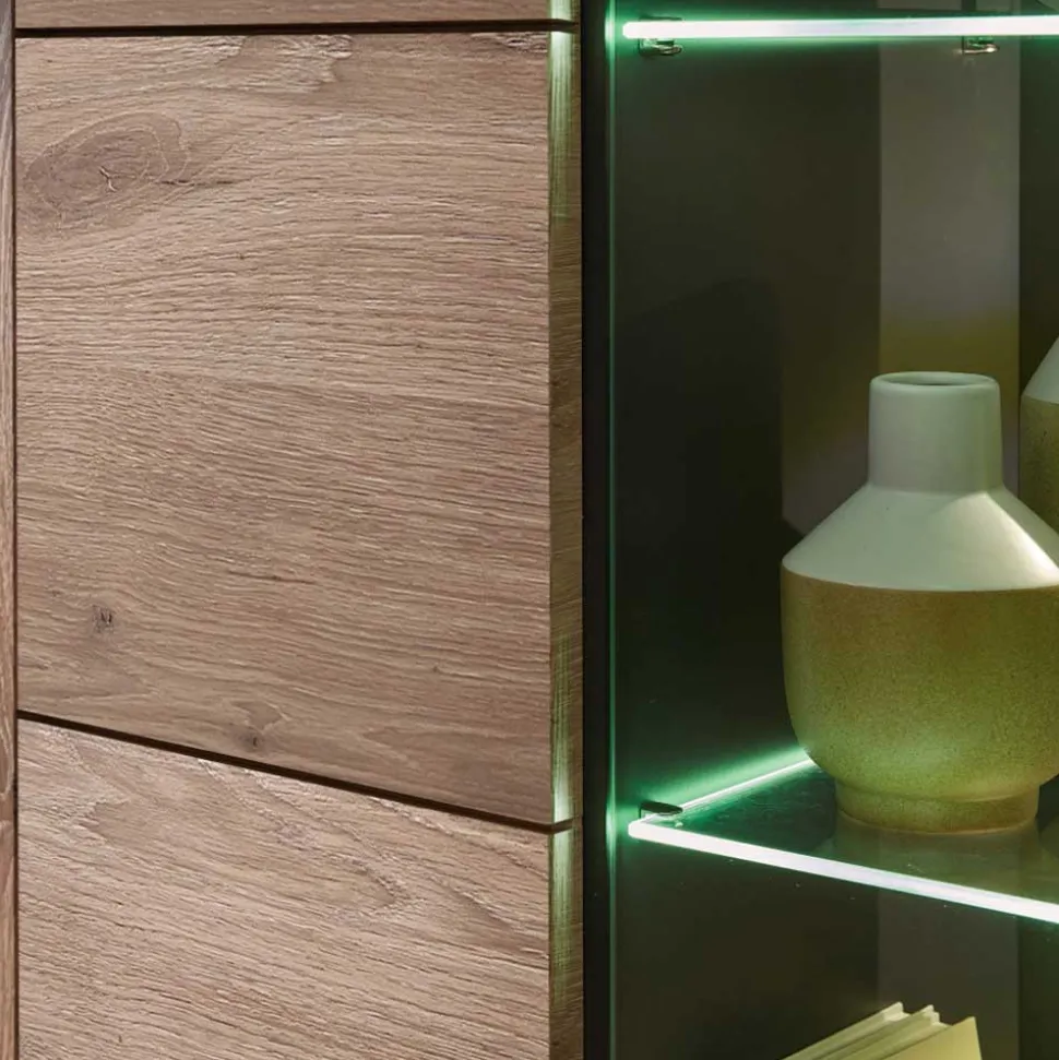 Wohnzimmer Vitrinenschrank Griffin