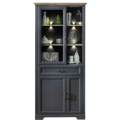 Wohnzimmer Vitrinenschrank Valgura