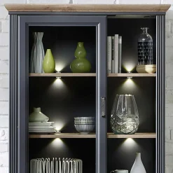 Wohnzimmer Vitrinenschrank Valgura