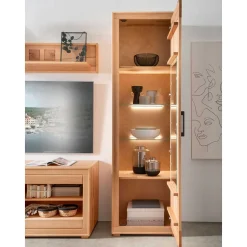 Wohnzimmer Vitrinenschrank Olmedo