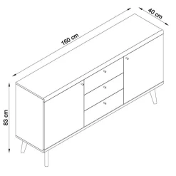 Wohnzimmermöbel Set Levanca