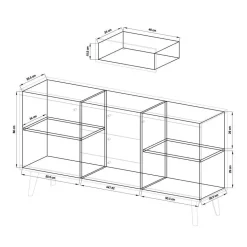 Wohnzimmermöbel Set Levanca