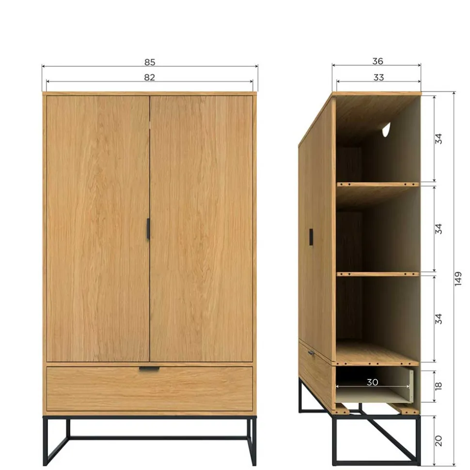 Wohnzimmerschrank Ortava