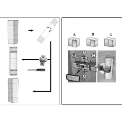 Wohnzimmervitrine Aglia