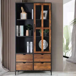 Wohnzimmervitrinenschrank Aniela