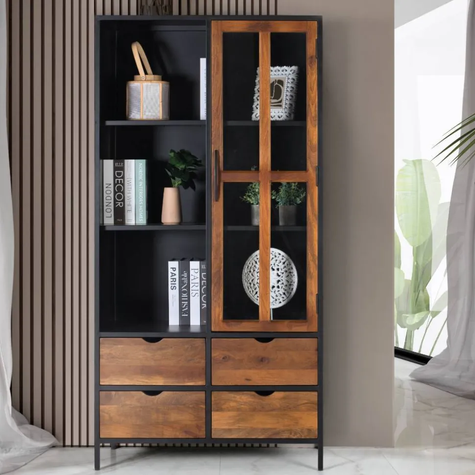 Wohnzimmervitrinenschrank Aniela