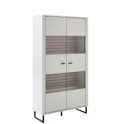 Wohnzimmervitrinenschrank modern Polar