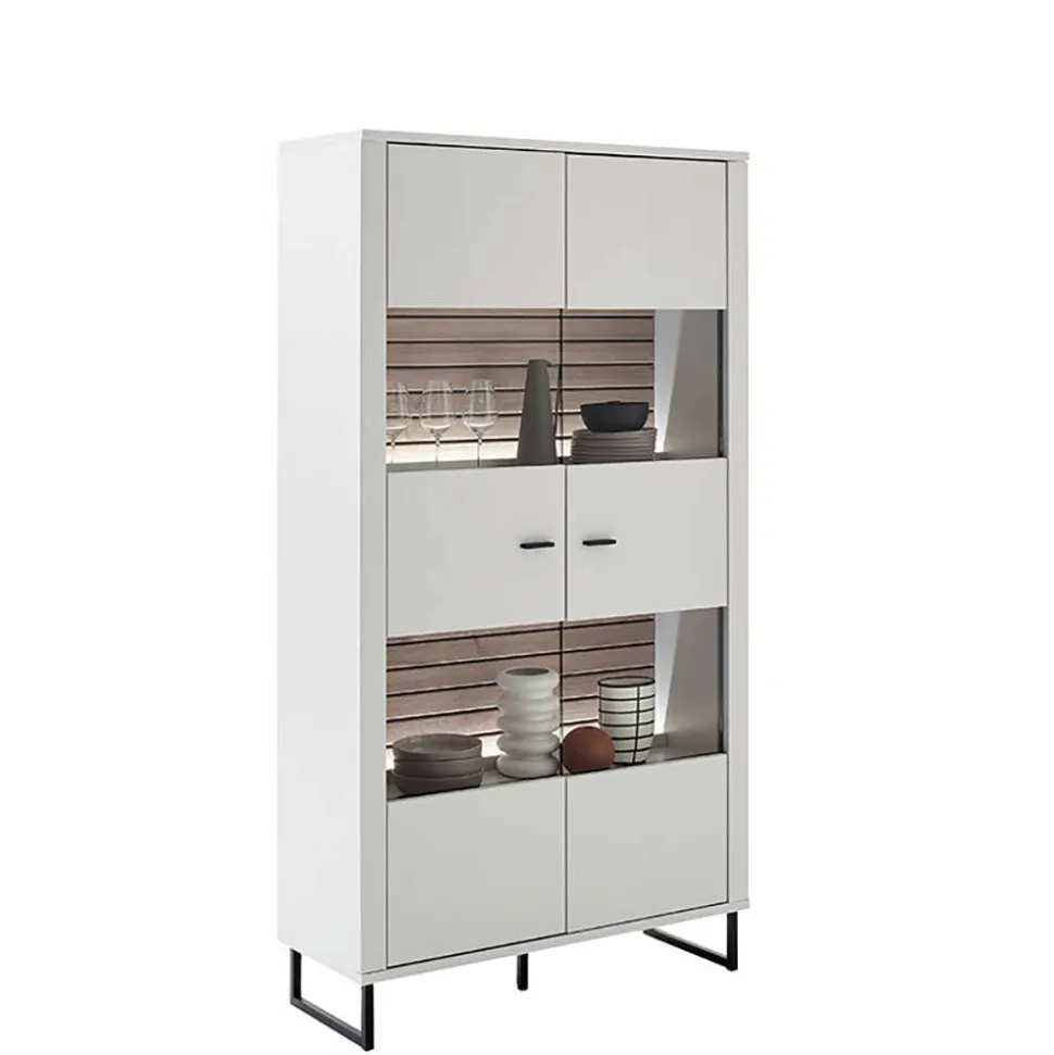 Wohnzimmervitrinenschrank modern Polar
