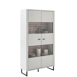 Wohnzimmervitrinenschrank modern Polar