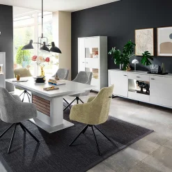 Wohnzimmervitrinenschrank modern Polar