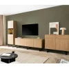 Wohnzimmerwand modern Carno