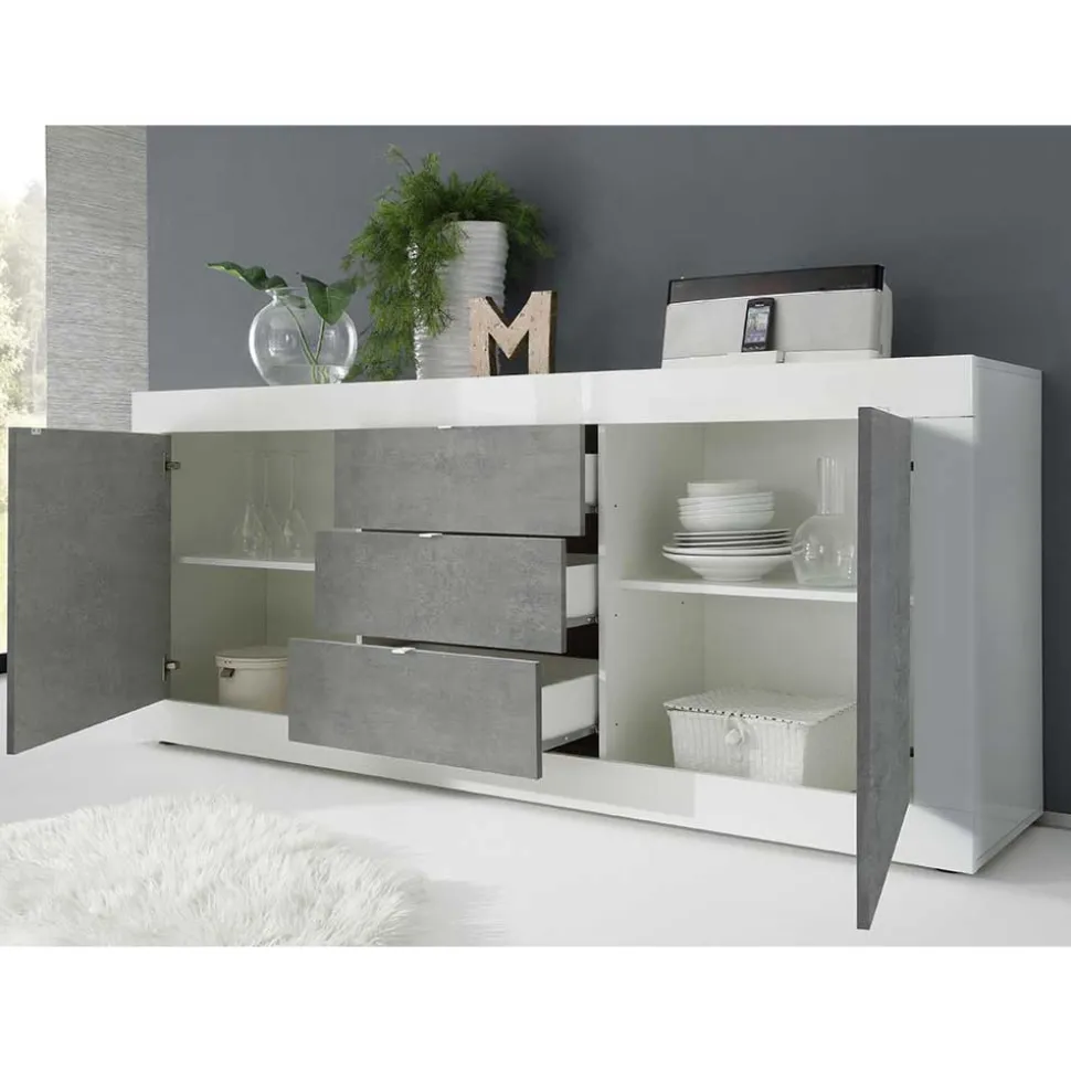 Wohnzimmerwand modern Endion