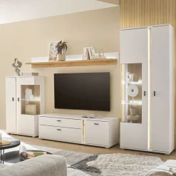 Wohnzimmerwand modern Luzillo
