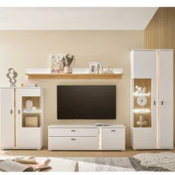 Wohnzimmerwand modern Luzillo