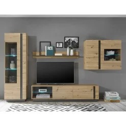 Wohnzimmerwand modern Matrezina