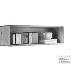 Wohnzimmerwand modern Rennia