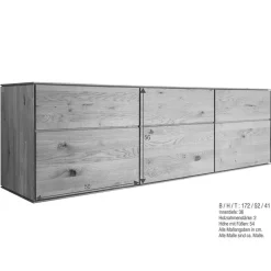 Wohnzimmerwand modern Rennia