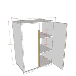 Wäscheschrank Kinderzimmer Catuella