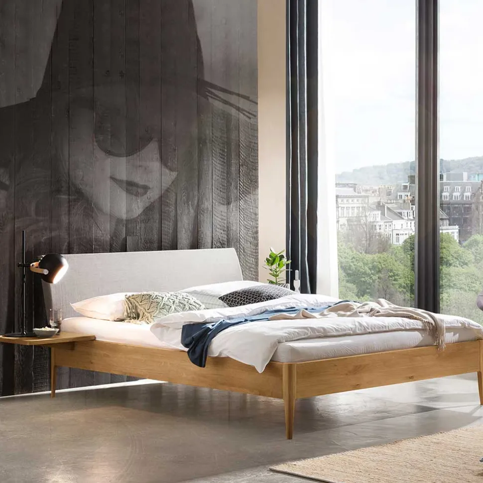 140x200 Bett Wildeiche Broziano