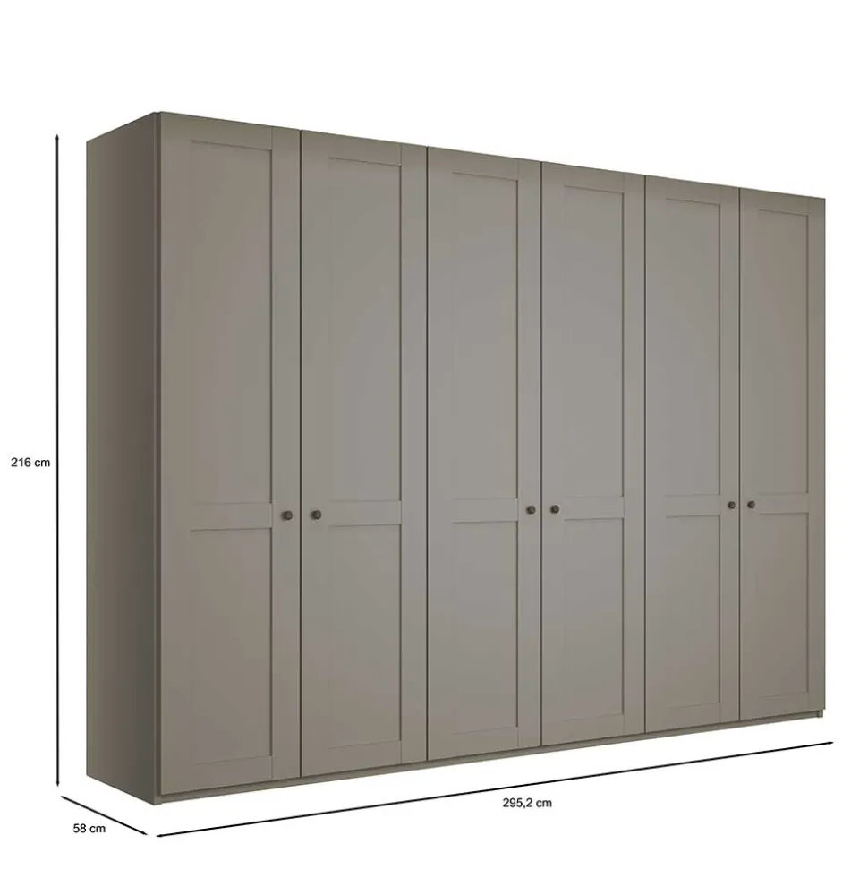XL Drehtüren Kleiderschrank Saconso