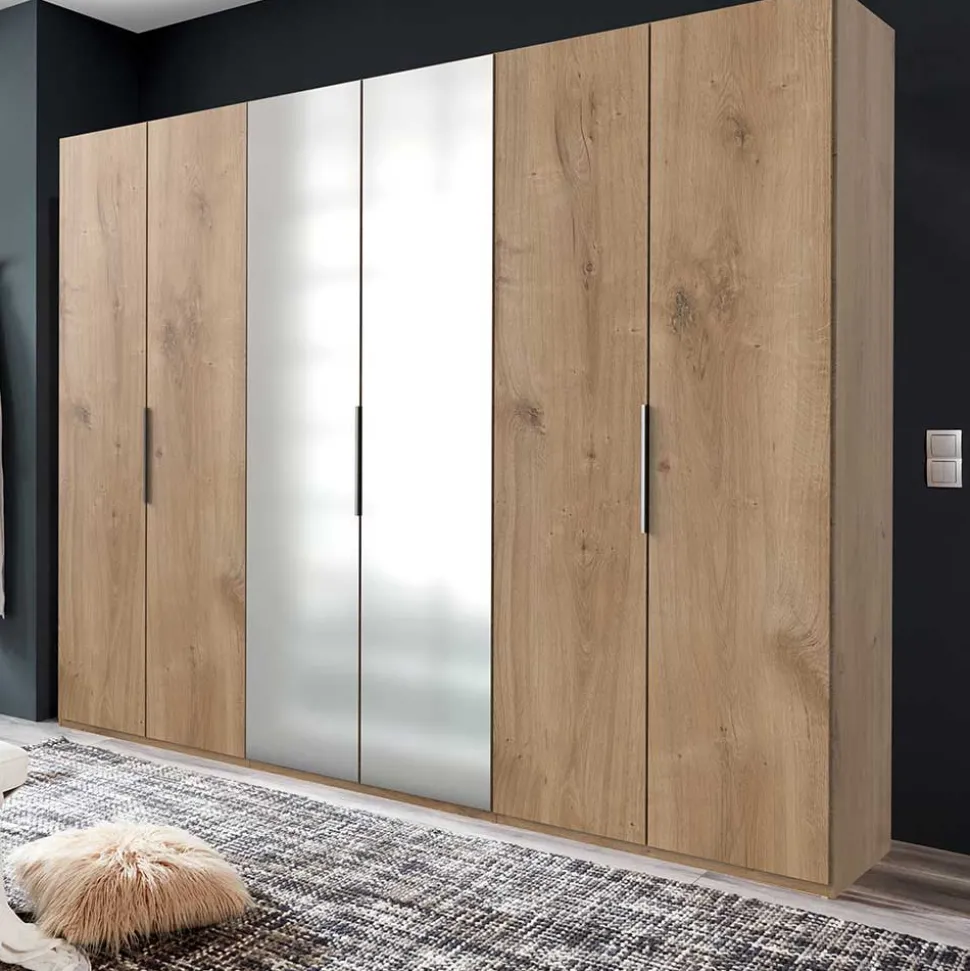 XL Kleiderschrank mit Spiegeln Grenvana
