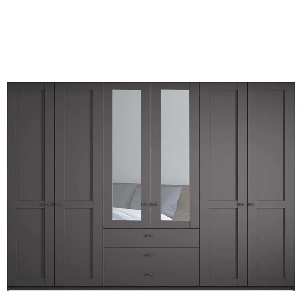 XL Kleiderschrank mit Spiegeln Hierro