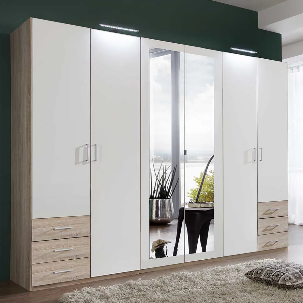 XL Kleiderschrank 6-türig Agnesco