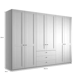 XL Kleiderschrank Tudana