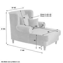 XL Polstersessel Saloons