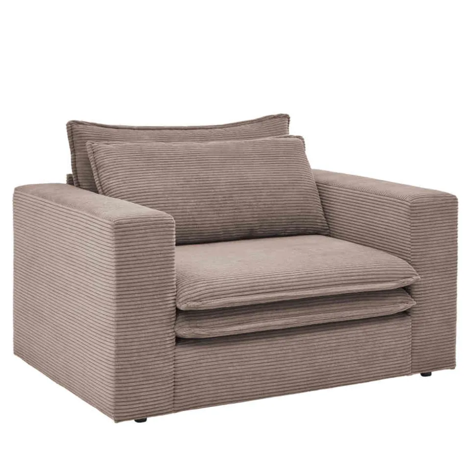 XL Sessel mit Hocker Mejan
