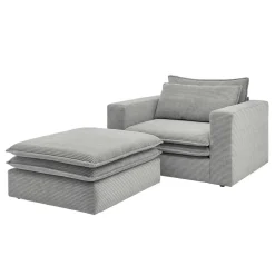 XL Sessel und Hocker Zipna