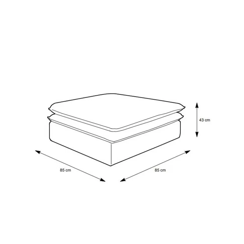 XL Sessel und Hocker Zipna