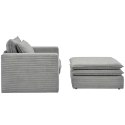 XL Sessel und Hocker Zipna