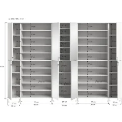 XXL Schuhschrank Ridonner