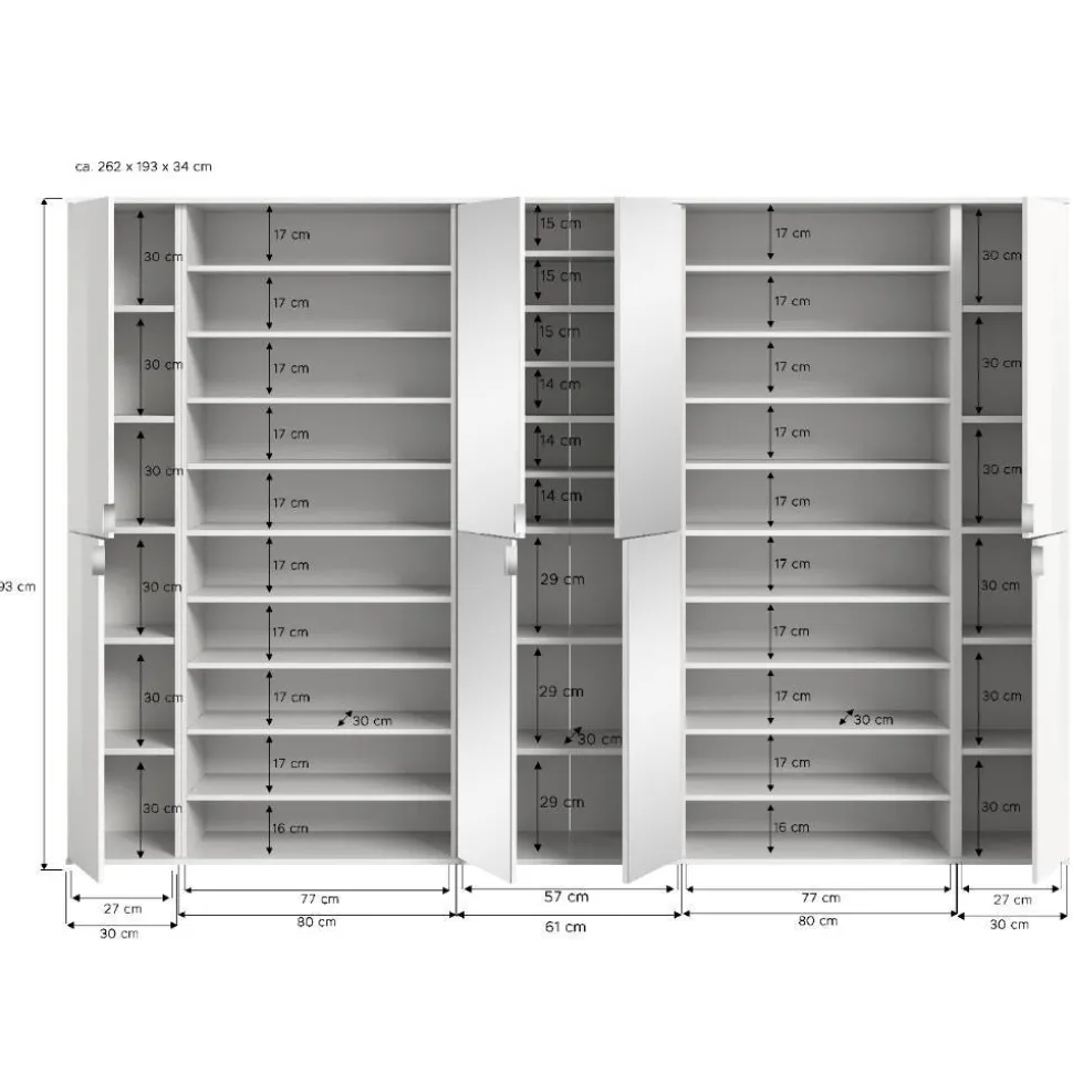 XXL Schuhschrank Ridonner