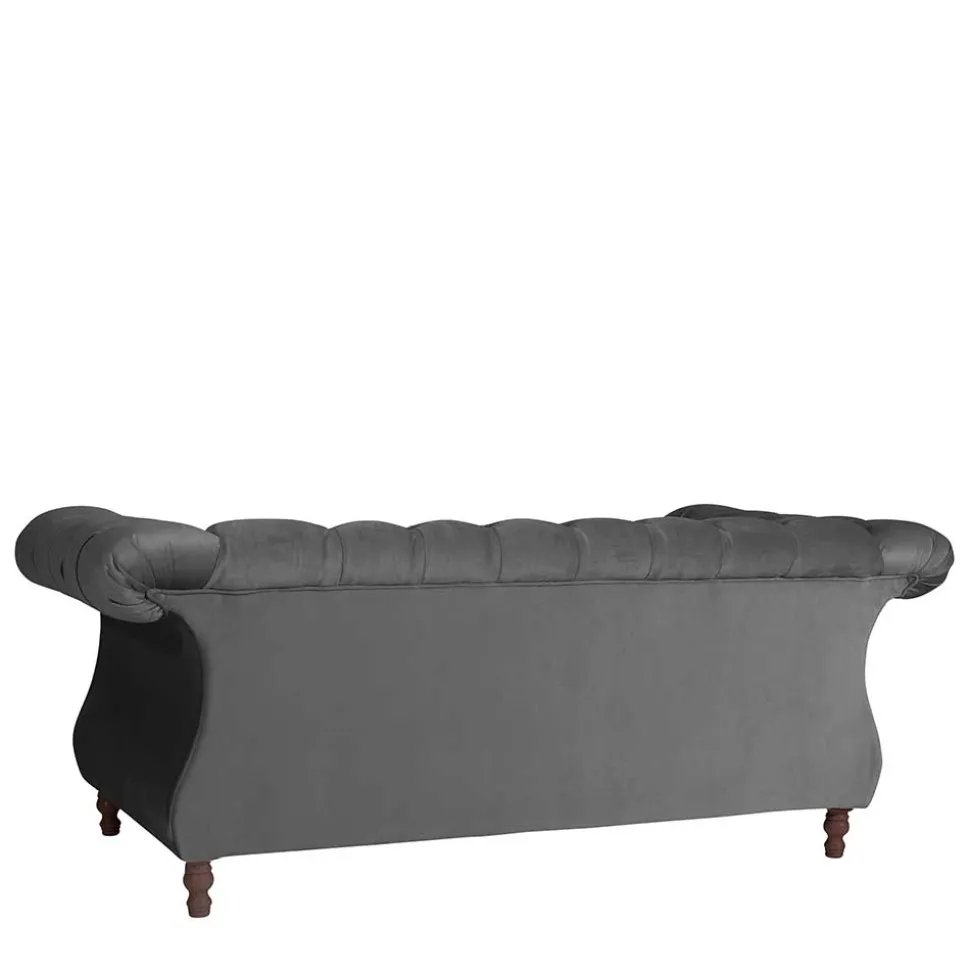 Zweiersofa Anthrazit Romina