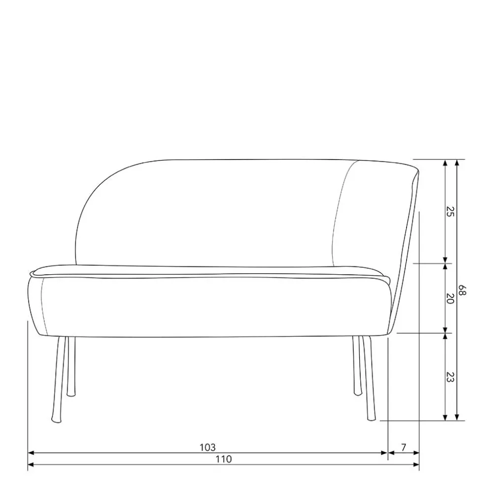 Zweiersofa Gifion