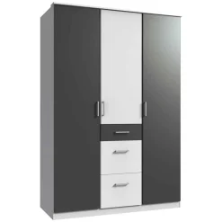 Zweifarbiger Kleiderschrank Tolofoa